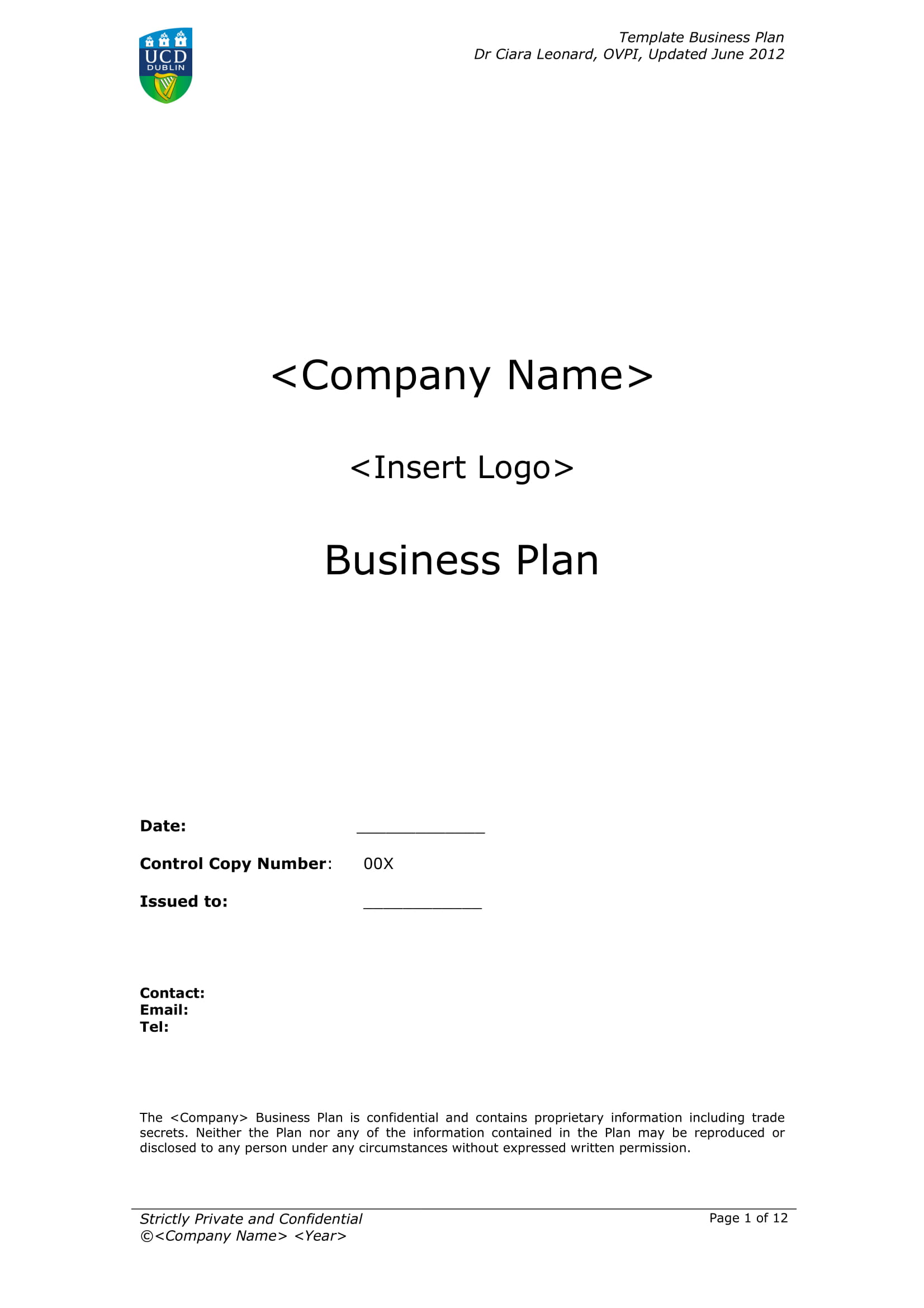 industry analysis business plan