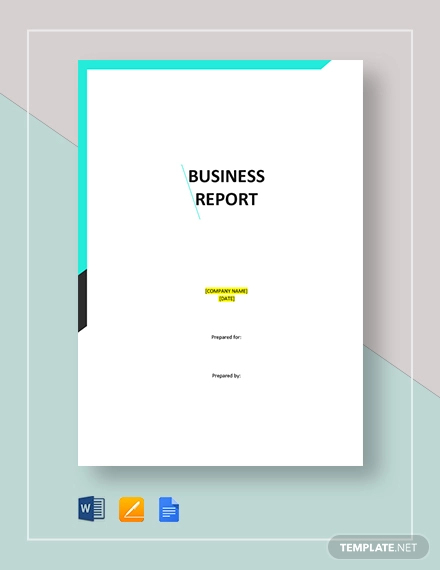 business report sample