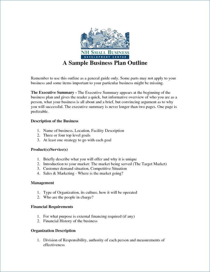catering company business plan outline example
