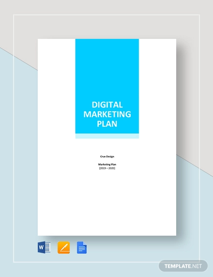 Digital Marketing Plan Examples - 28+ in PDF | MS Word | Google Docs ...