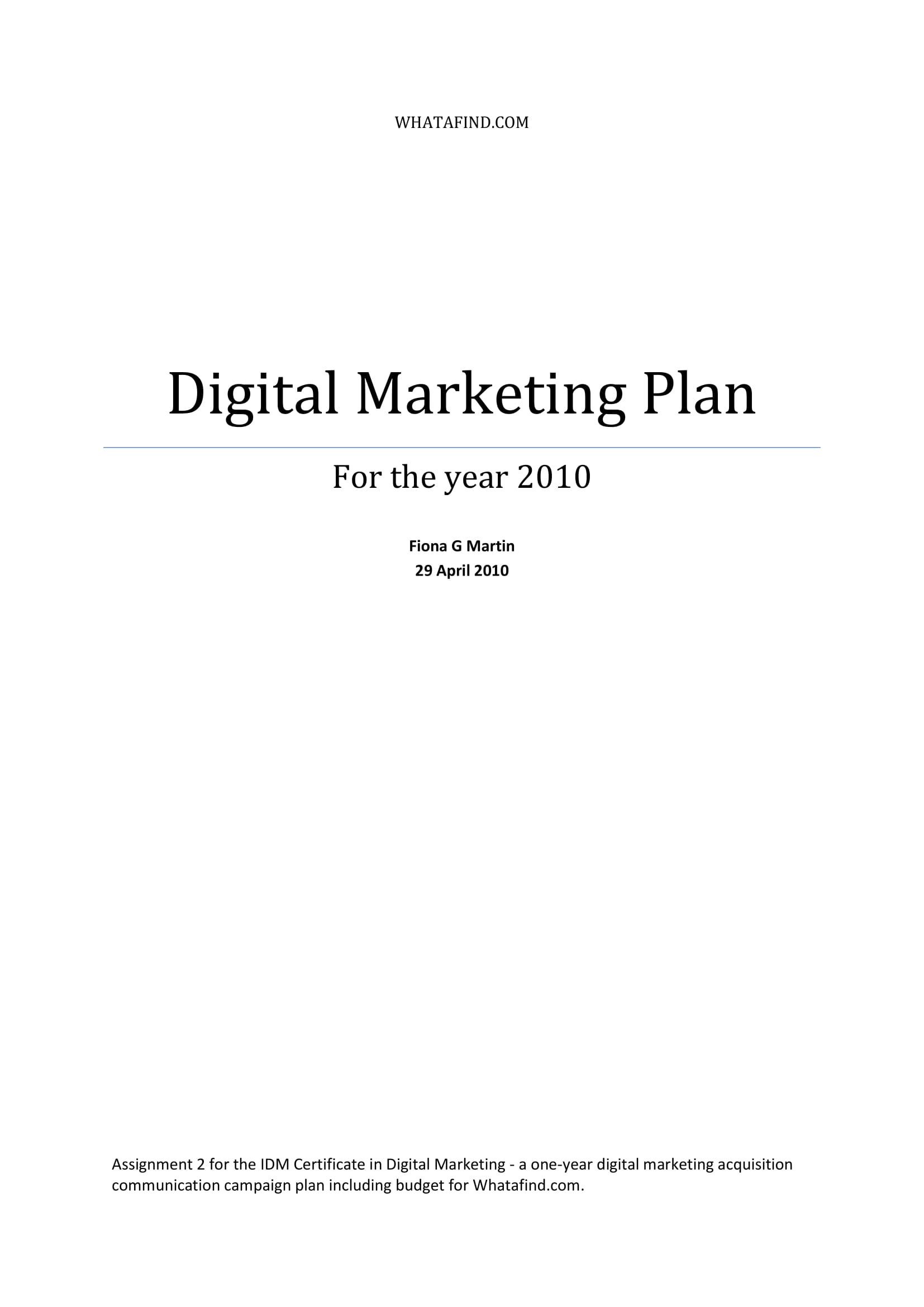 Affiliate Marketing Plan - 10+ Examples, Format, Pdf | Examples