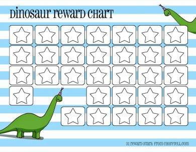 Dinosaur Reward Chart Example