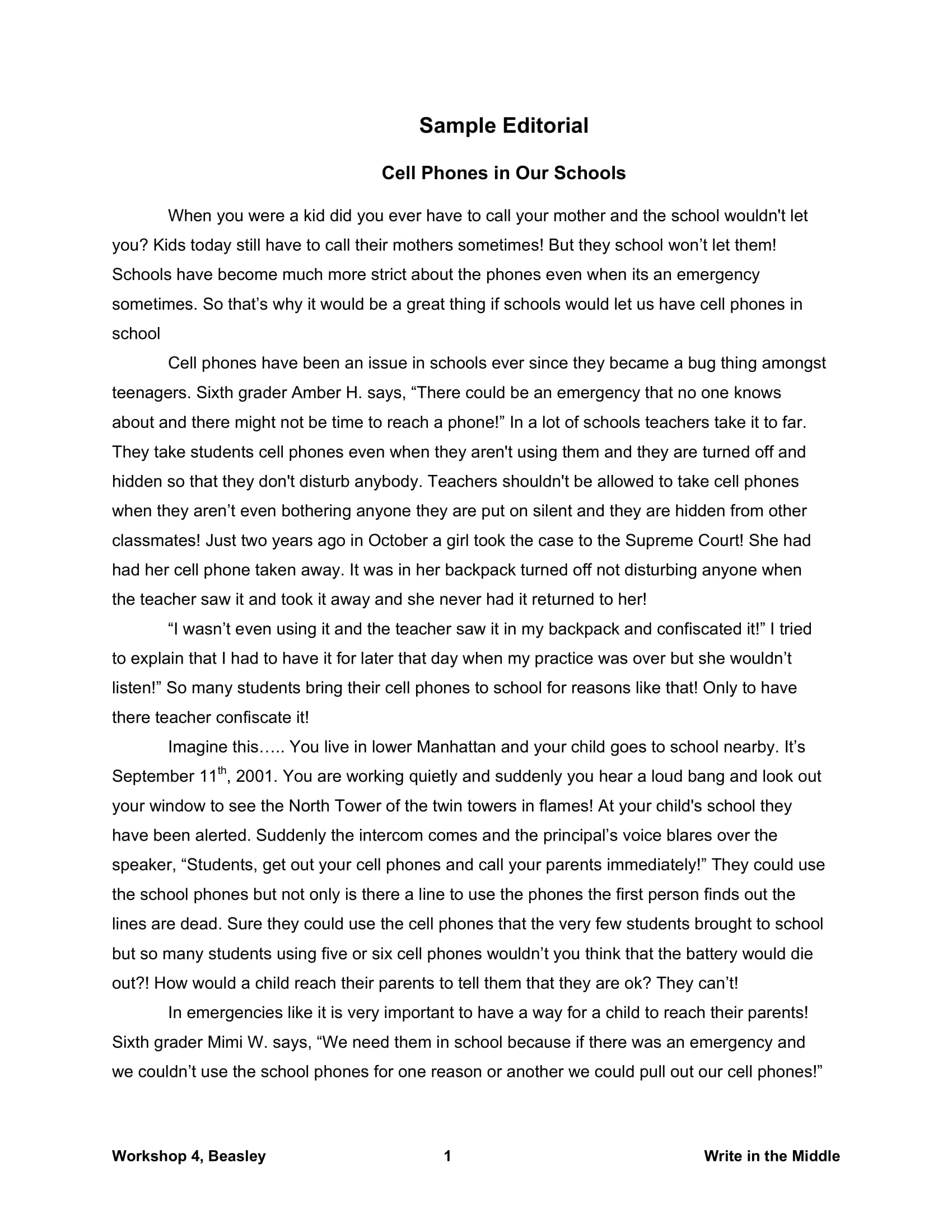 Article Analysis Essay | Bartleby