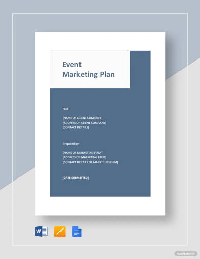 event marketing plan template