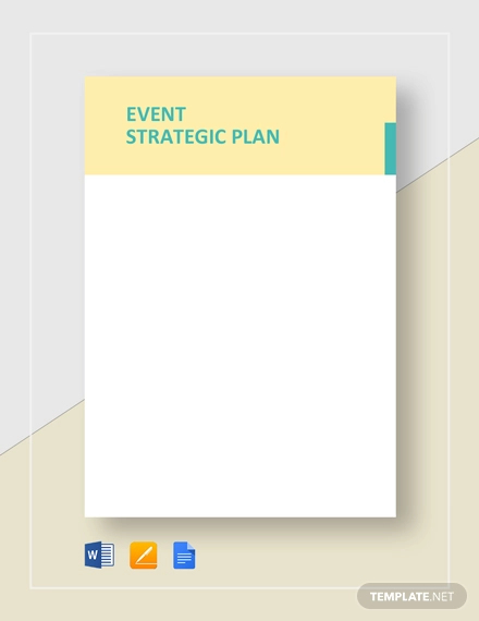 Event Strategic Plan Template