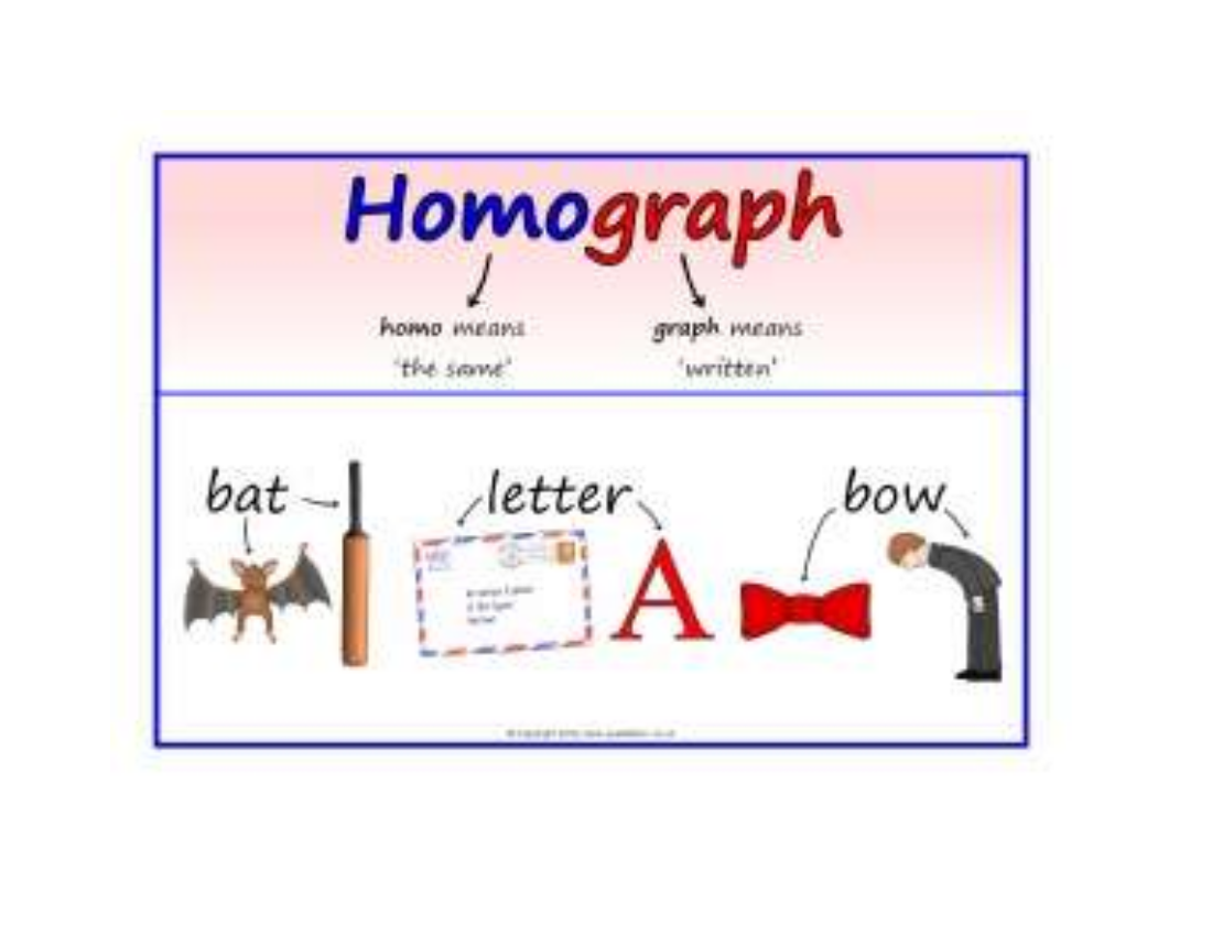 Chart Homograph Examples 