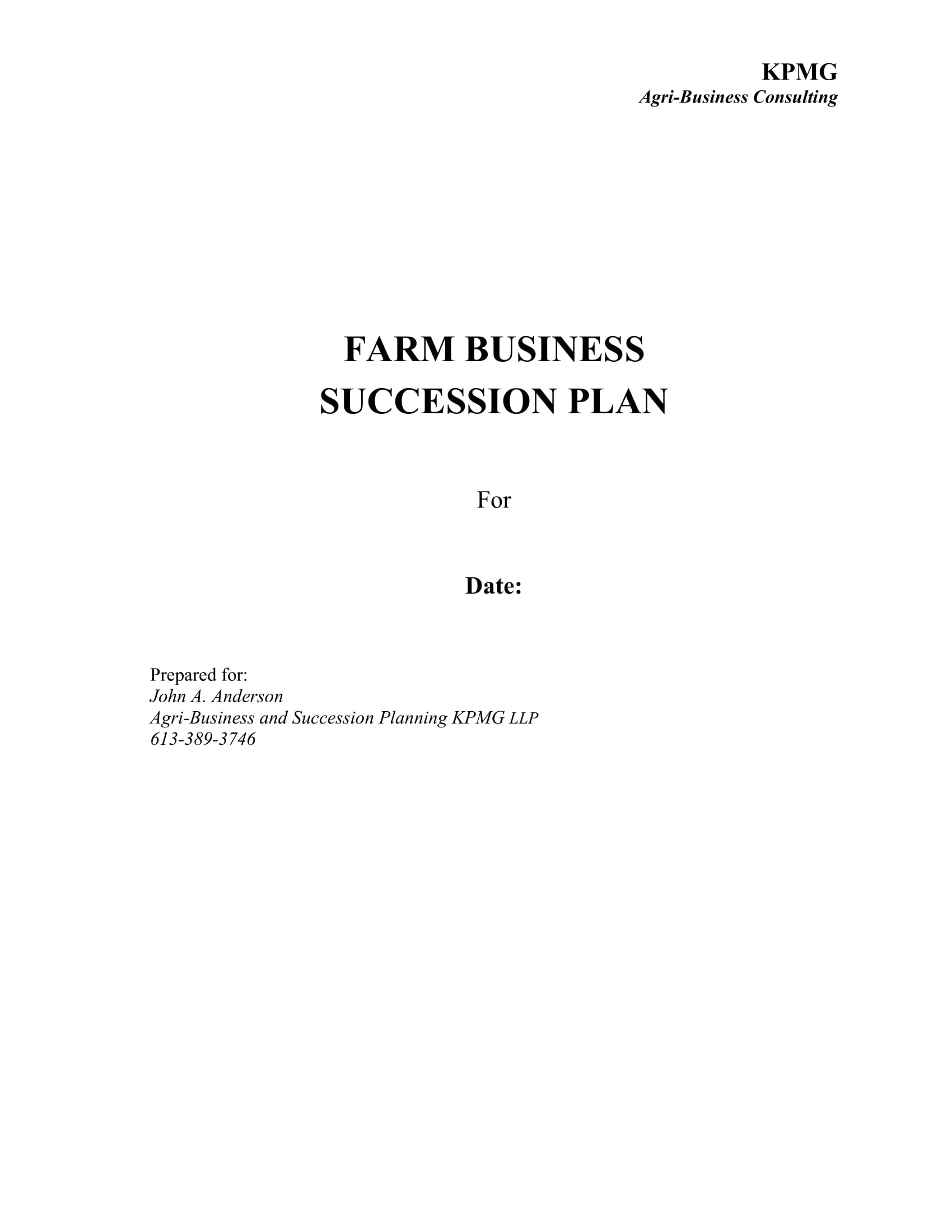 farm business succession plan example 011