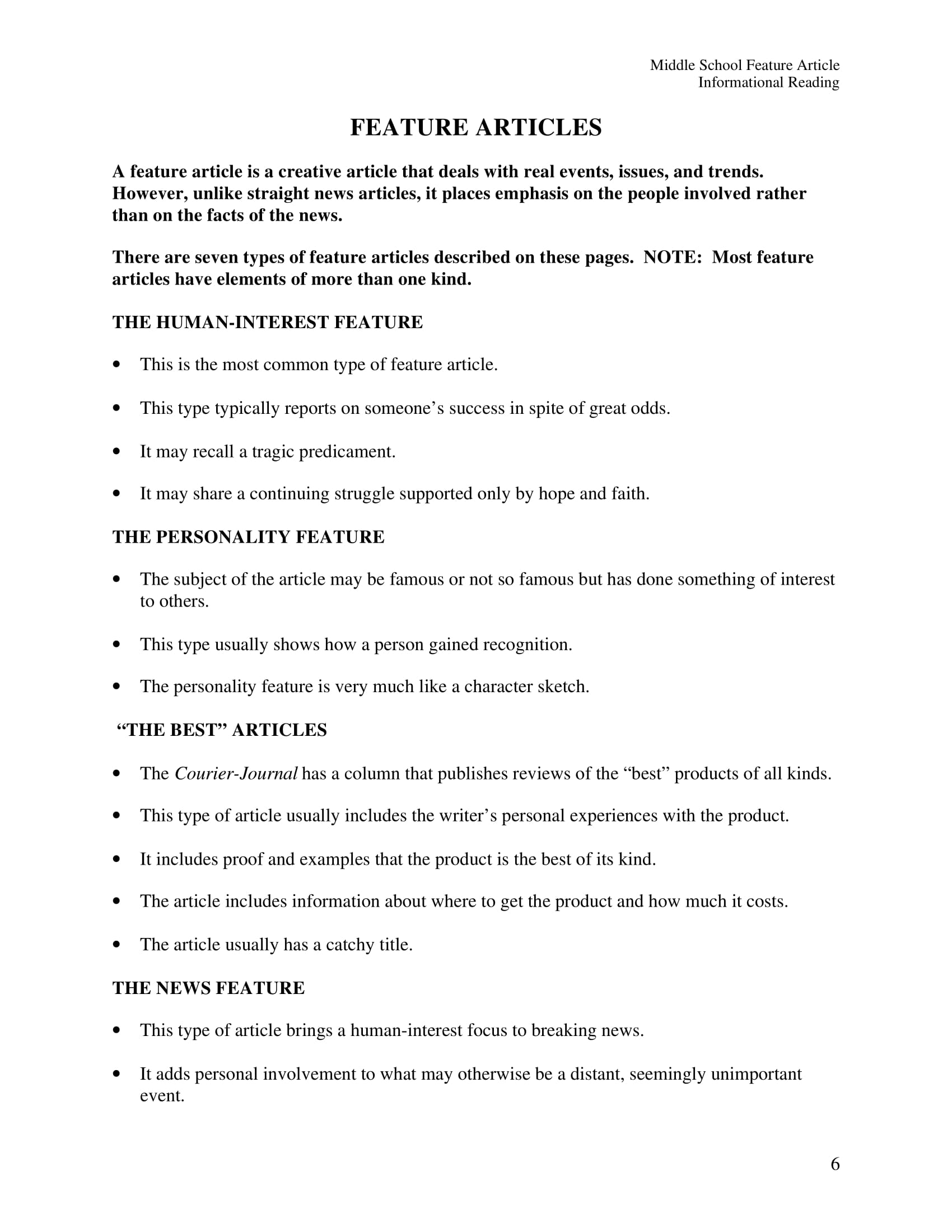 Article Writing Examples For Students 13 PDF DOC Examples