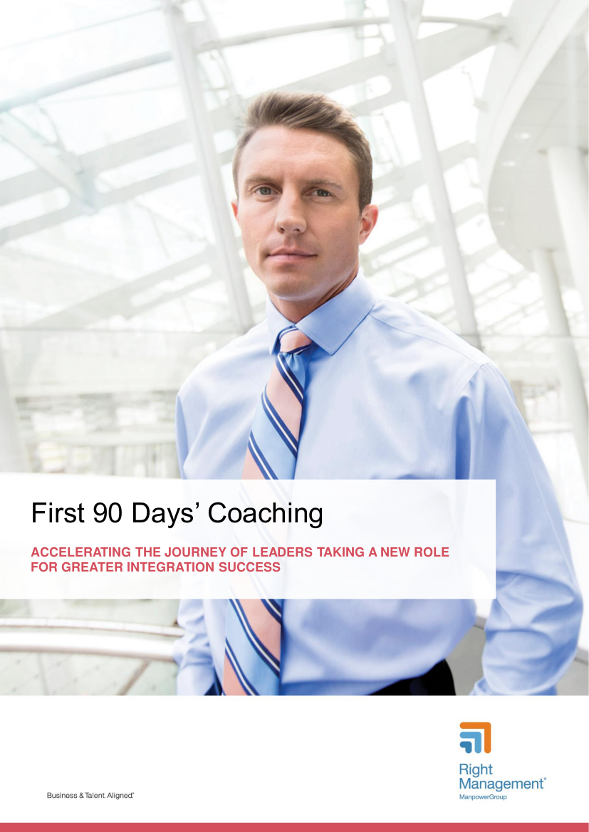 first 90 days’ coaching in a new job role