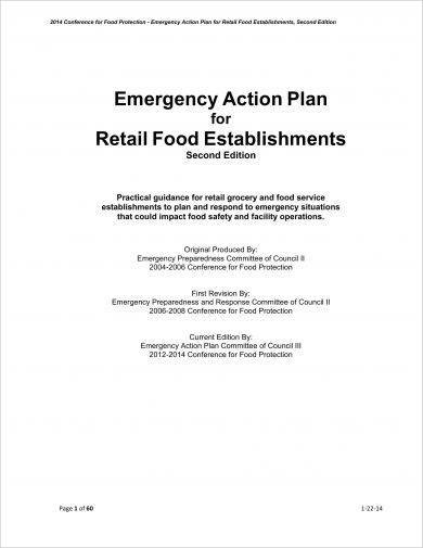 food establishment action plan example1