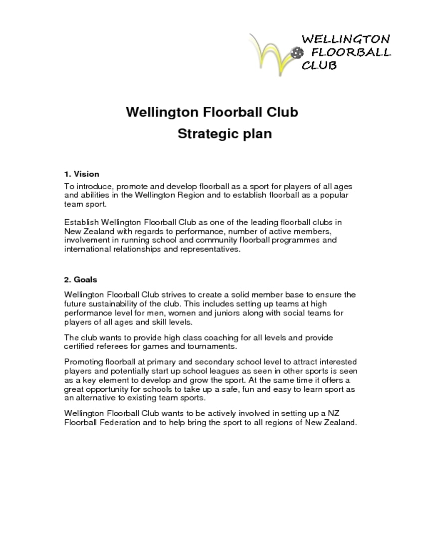 soccer club business plan pdf