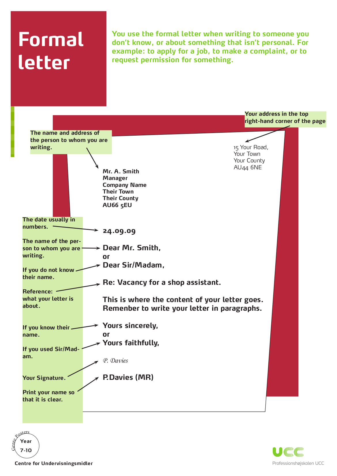 How To Type A Formal Letter In Word - Printable Templates Free