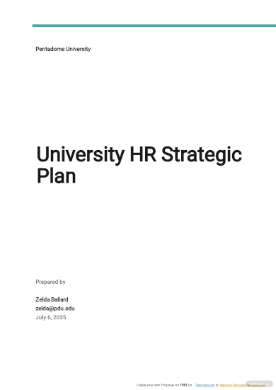 14+ HR Strategic Plan Templates - PDF, Word | Examples