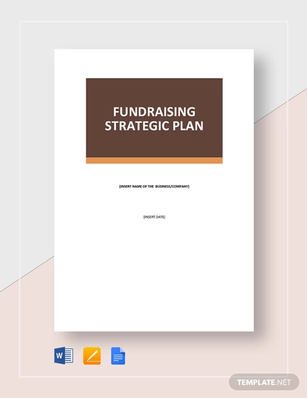 fundraising strategic plan template