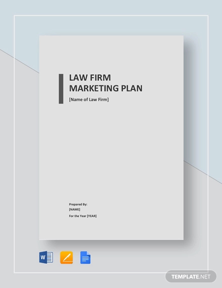 Law Firm Marketing Plan Example