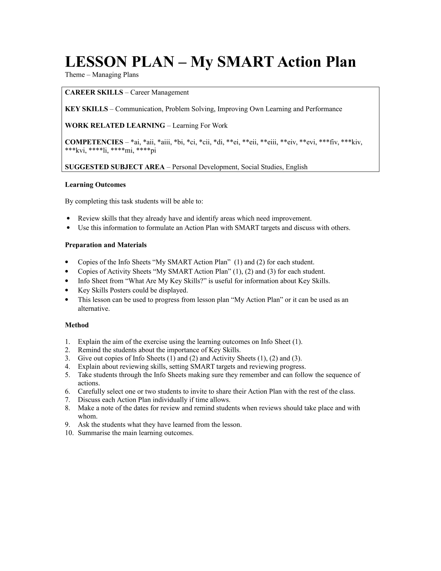 Simple SMART Action Plan 9 Examples Format How To Make Pdf