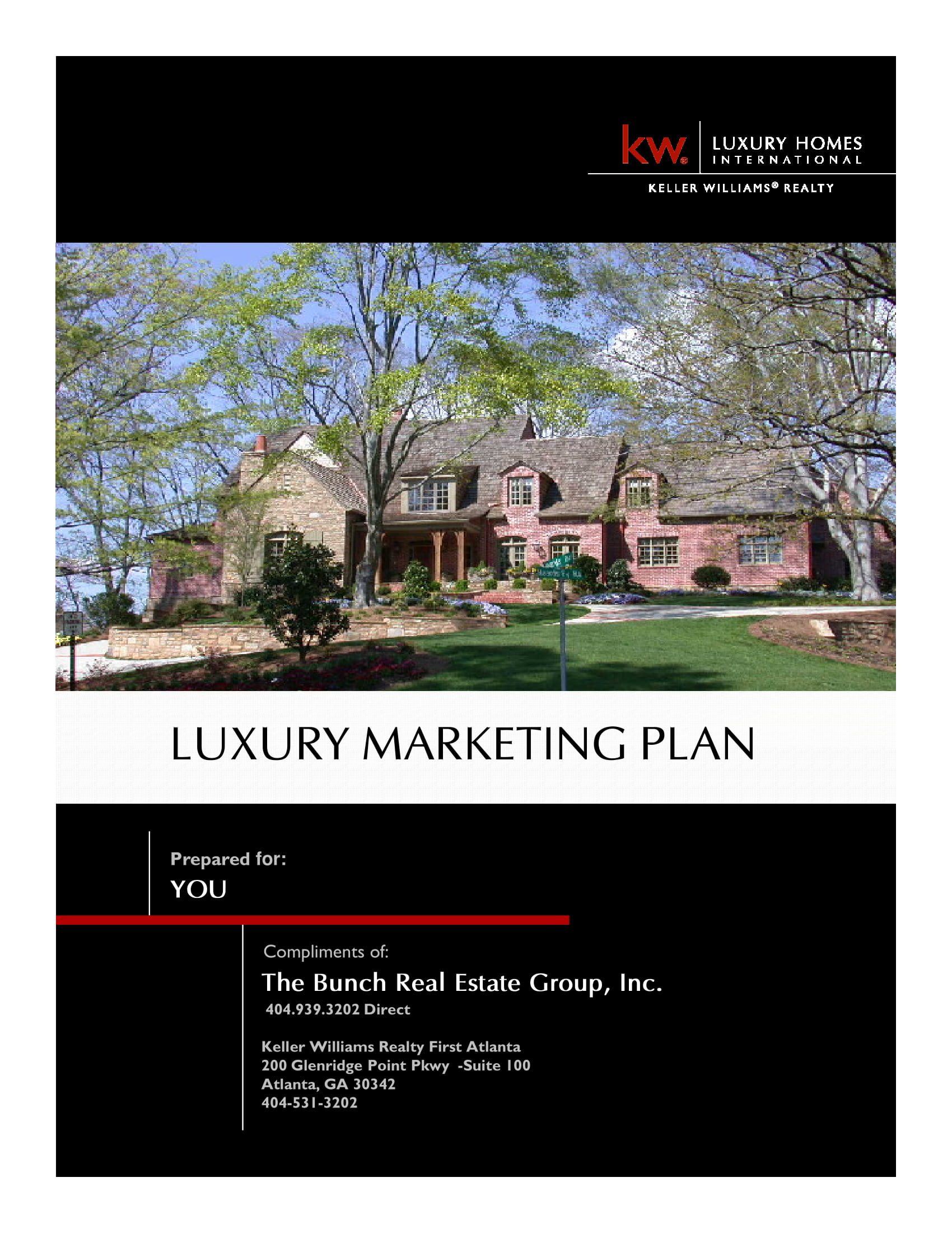 Luxury Real Estate Marketing Plan Example 01