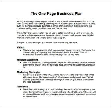 business plan for networking