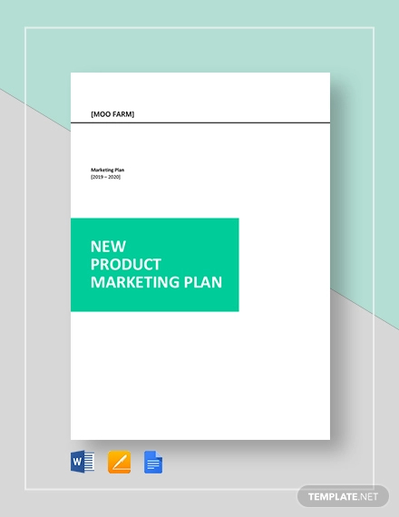 new product marketing plan template