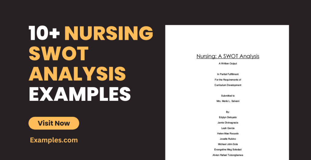 Nursing SWOT Analysis Examples