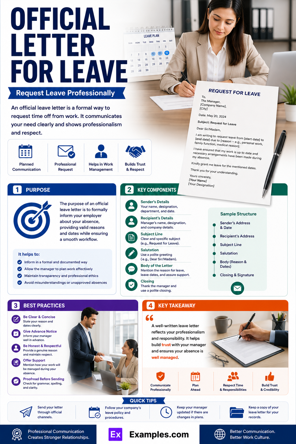 28+ Official Letter for Leave Examples to Download