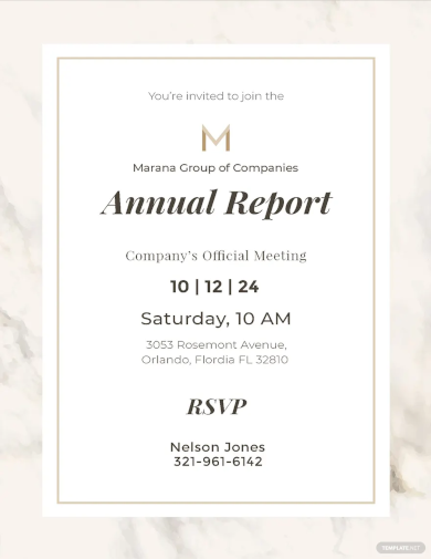 official meeting invitation template