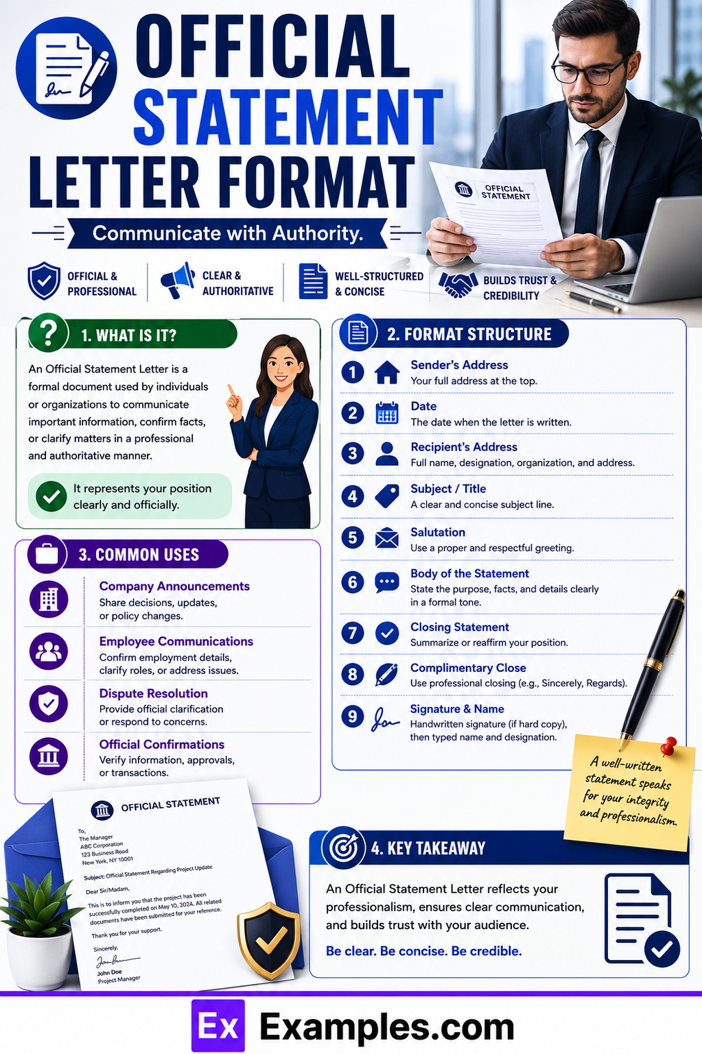 20+ Official Statement Letter Examples to Download