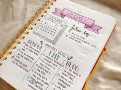 personalized journal example for goals