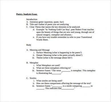 critical response essay format