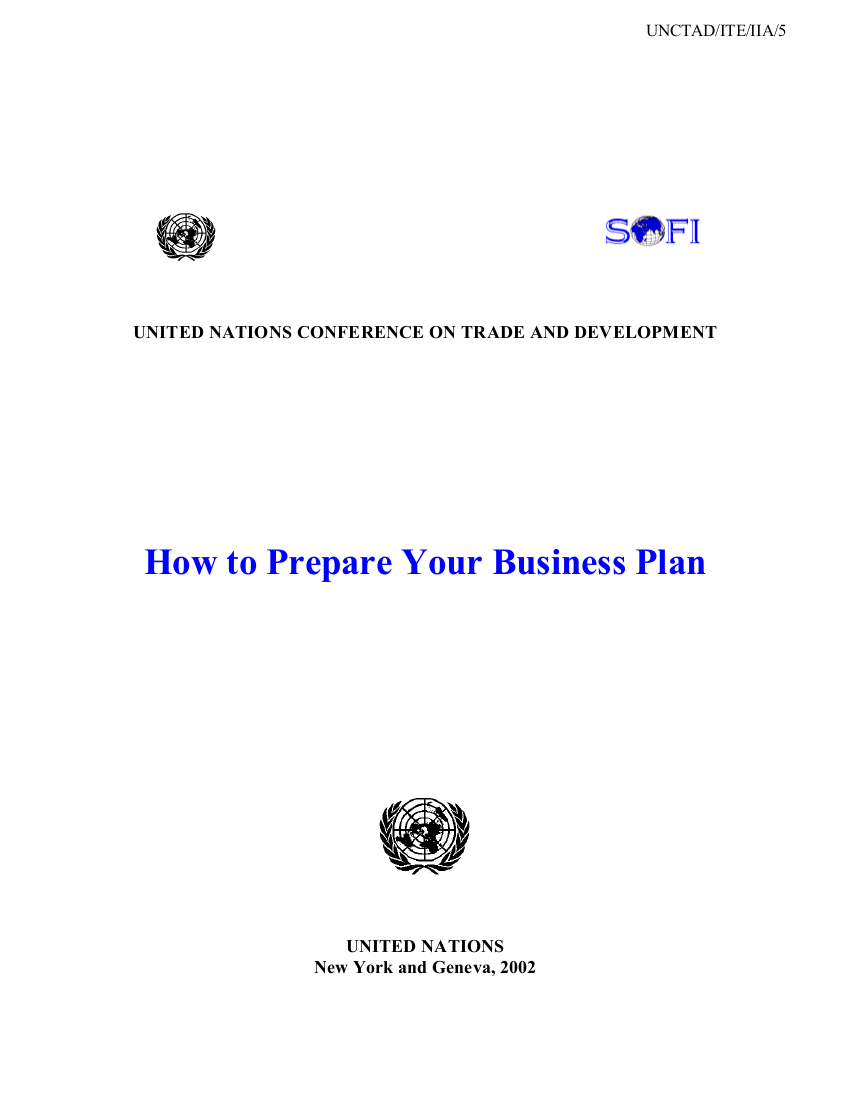 preparing your business plan