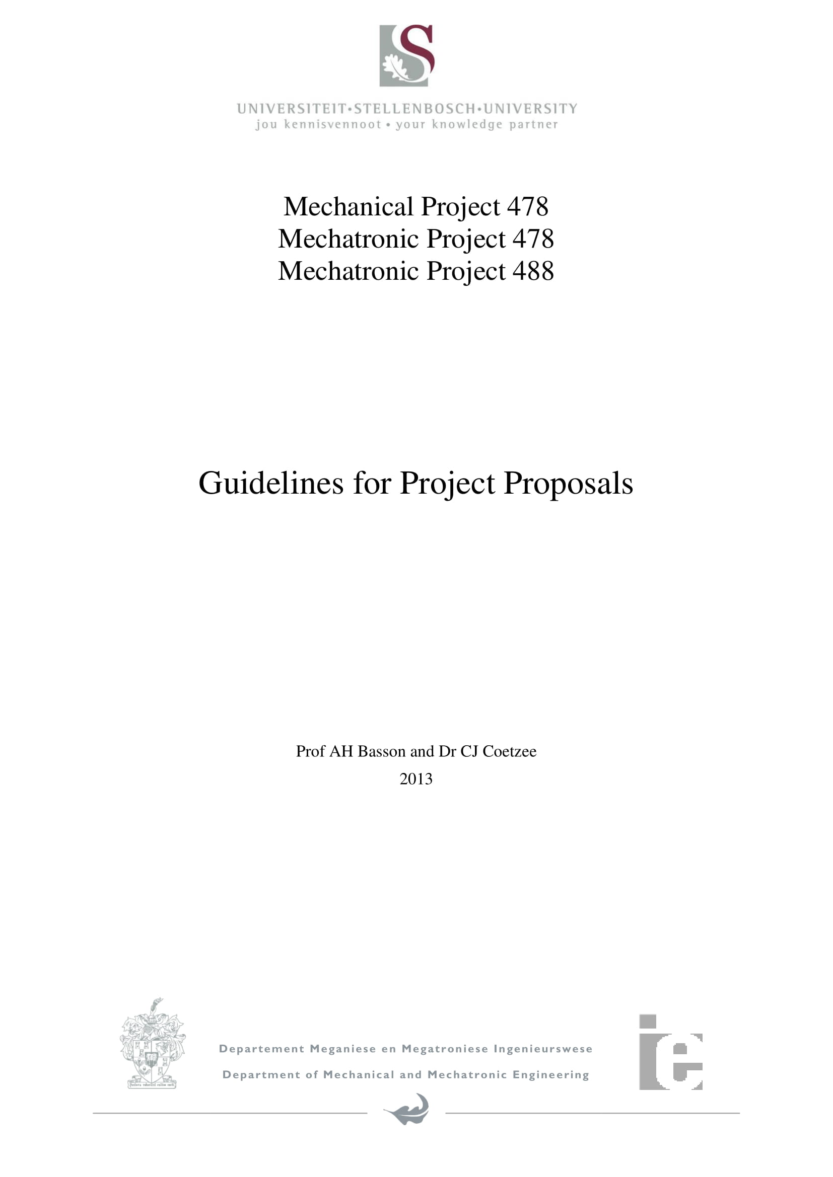 Project Proposal Guidelines for Students Example 01