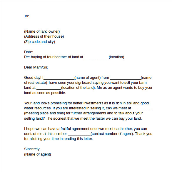 real estate agent authorization letter example