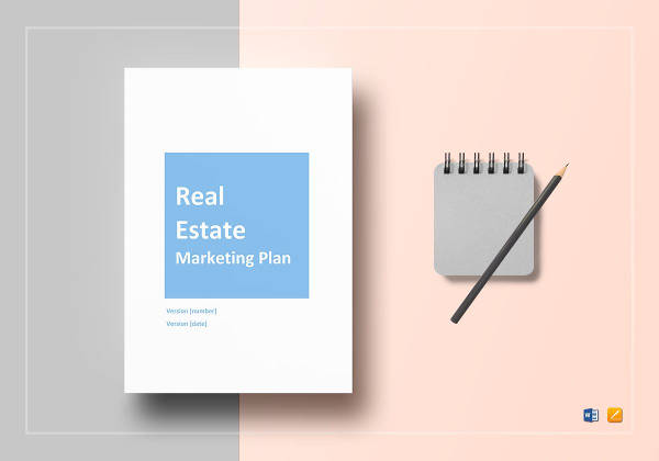 real estate marketing plan example