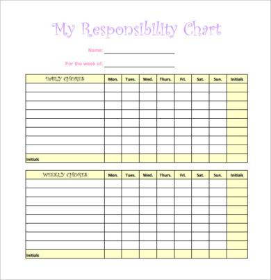 responsibility chore chart example1