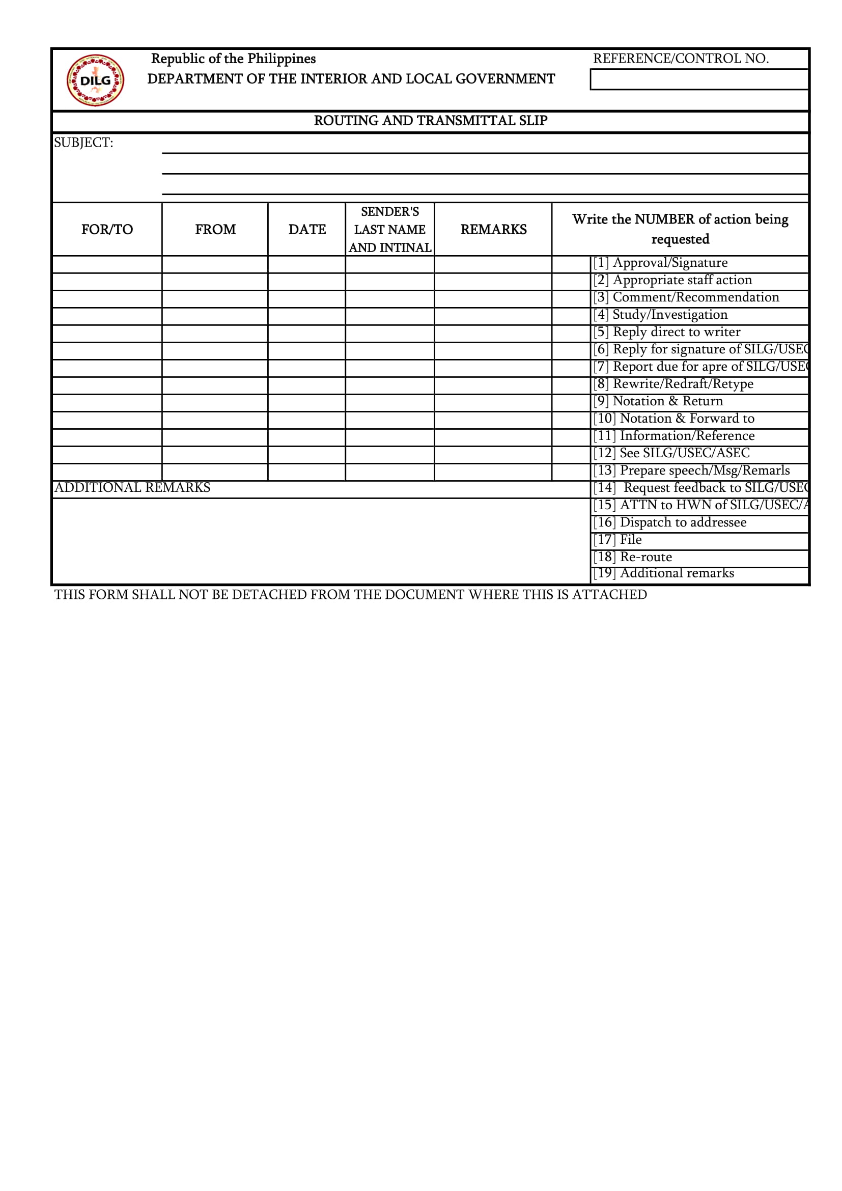 Free Office Routing Slip Template FREE PRINTABLE TEMPLATES