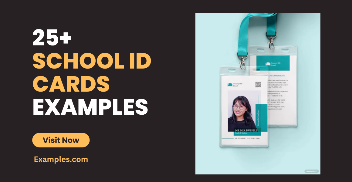 School ID Cards Examples