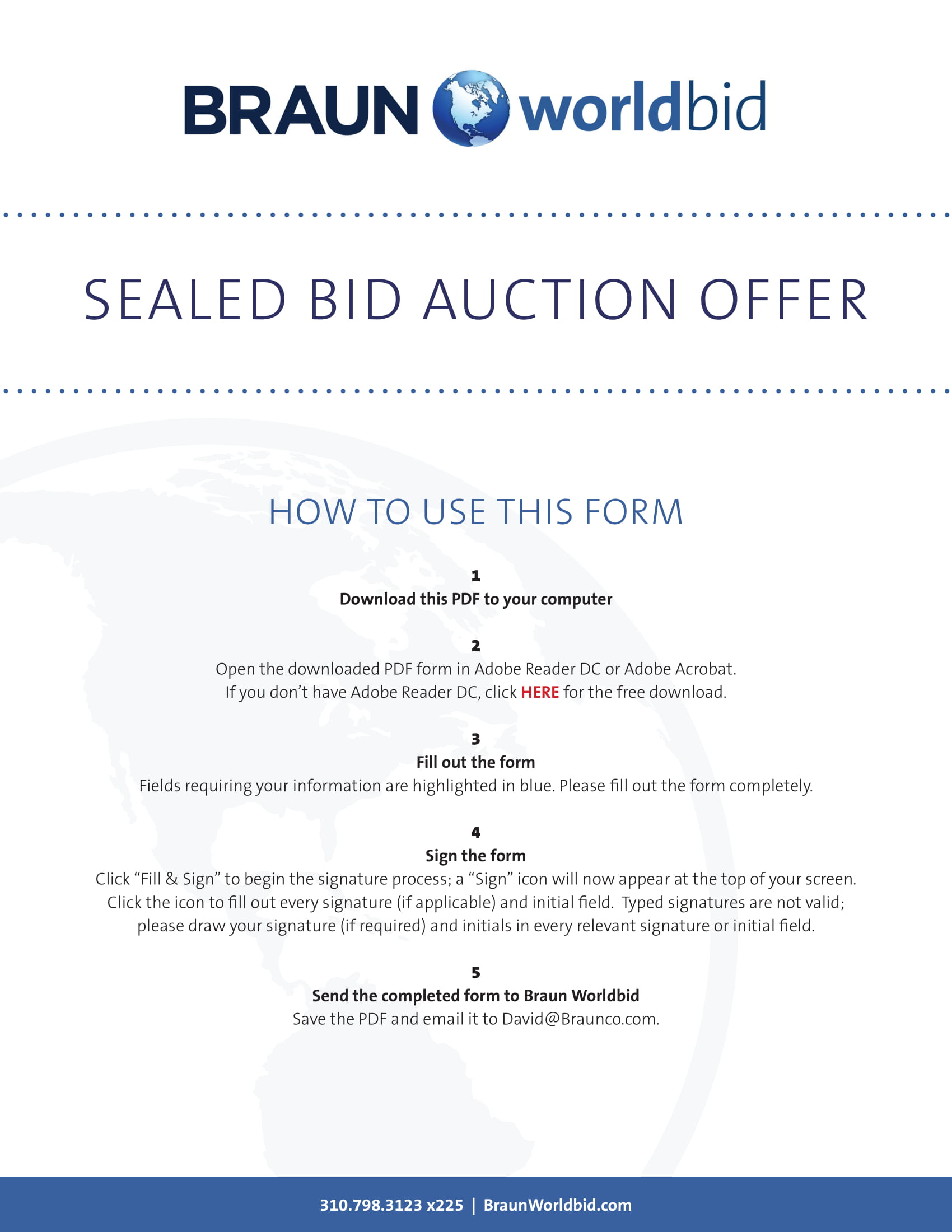 Auction Bid Form - 11+ Examples, Format, Pdf | Examples