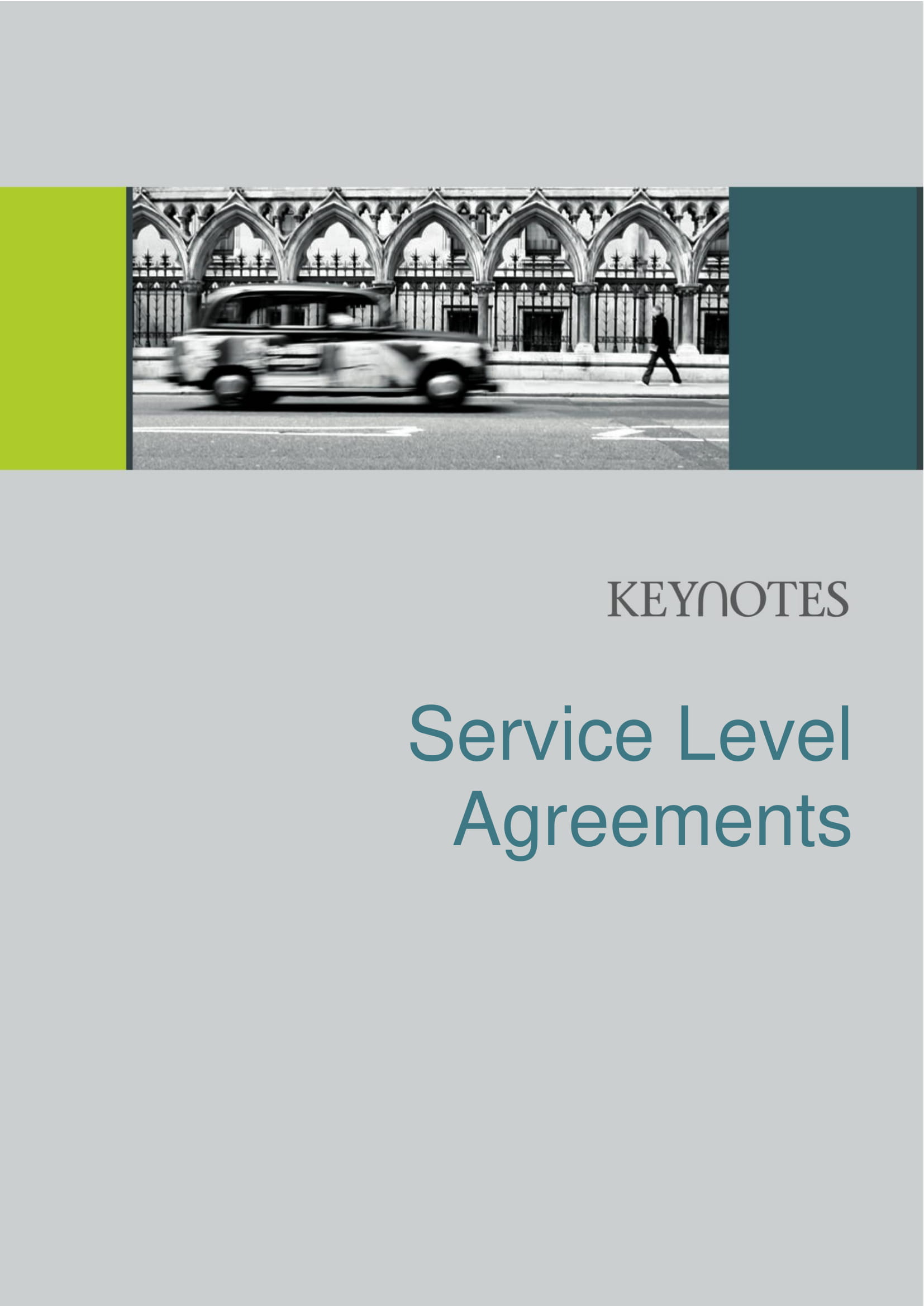 service level agreement example 1