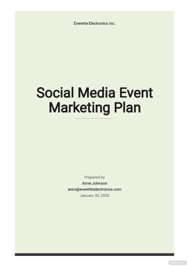 Social Media Marketing Plan - 30+ Examples, Format, Pdf | Examples
