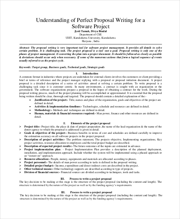 research proposal for software engineering