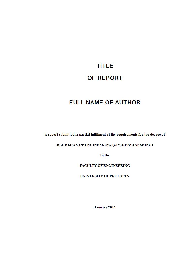 titles for report writing