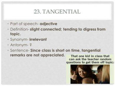 tangential speech overview 