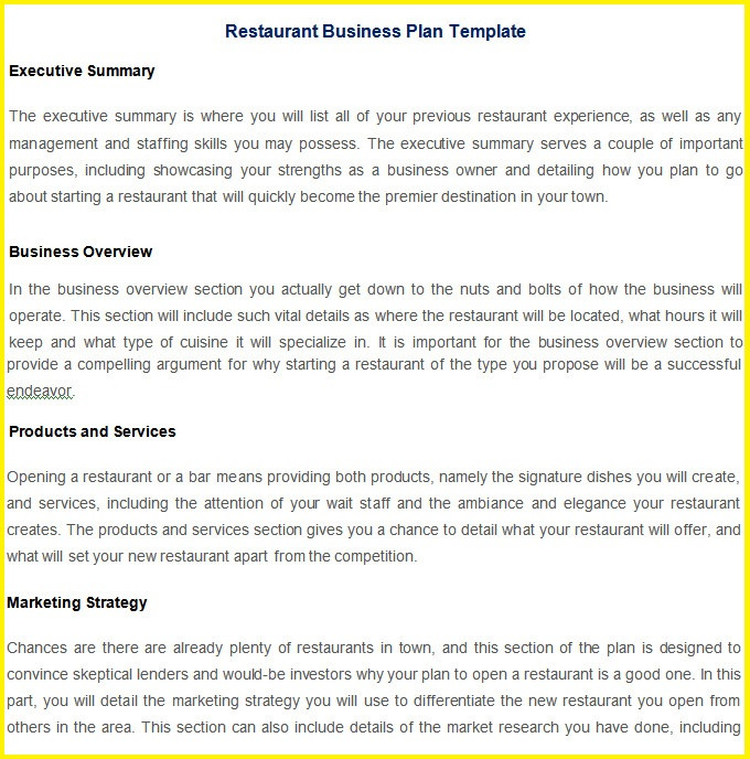 Restaurant Sales Plan 13 Examples Format Pdf Tips   Template For Restaurant Sales Plan Example 