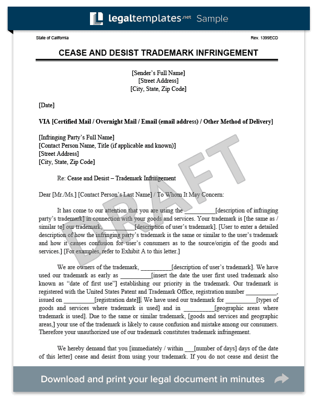Cease and Desist Letter Examples, Format, Sample Examples