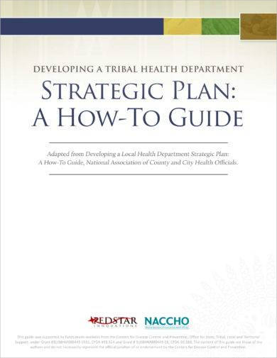 tribal health department strategic plan example