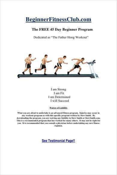 30 day beginner workout plan example1