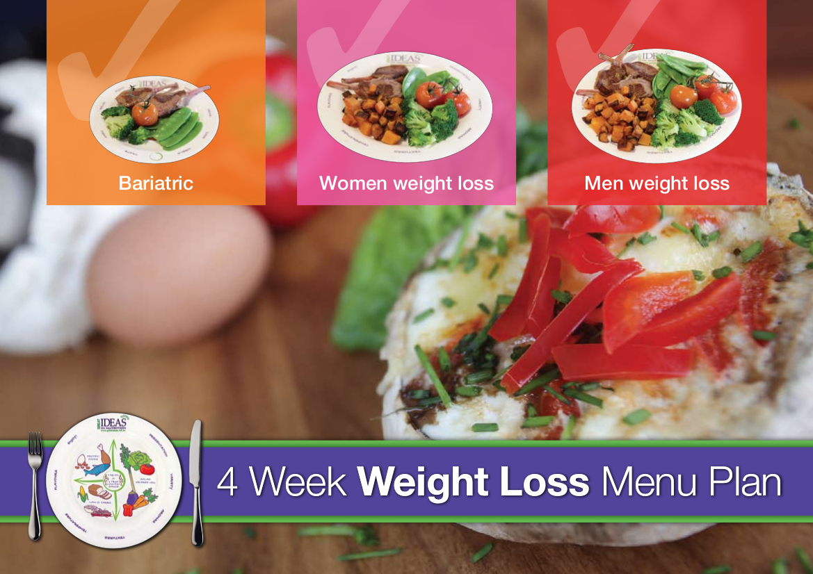 4 week weight loss menu plan