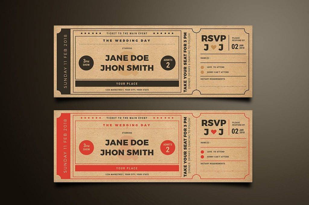 Ticket Examples Ticket Examples