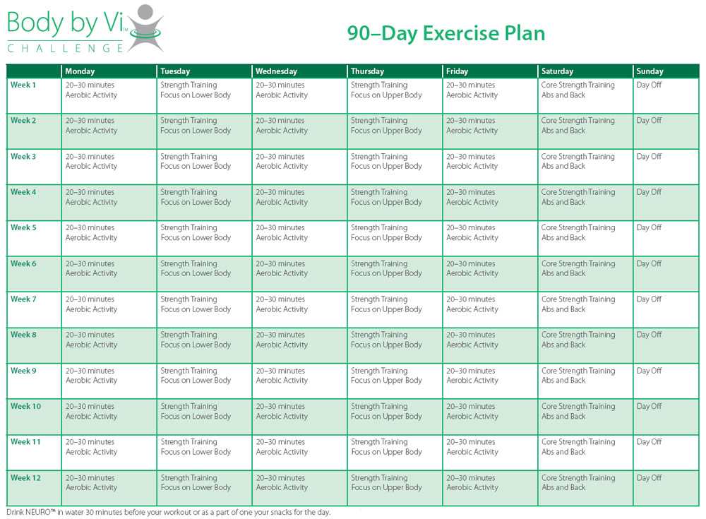 90-Day Workout Plan - 9+ Examples, Format, Pdf