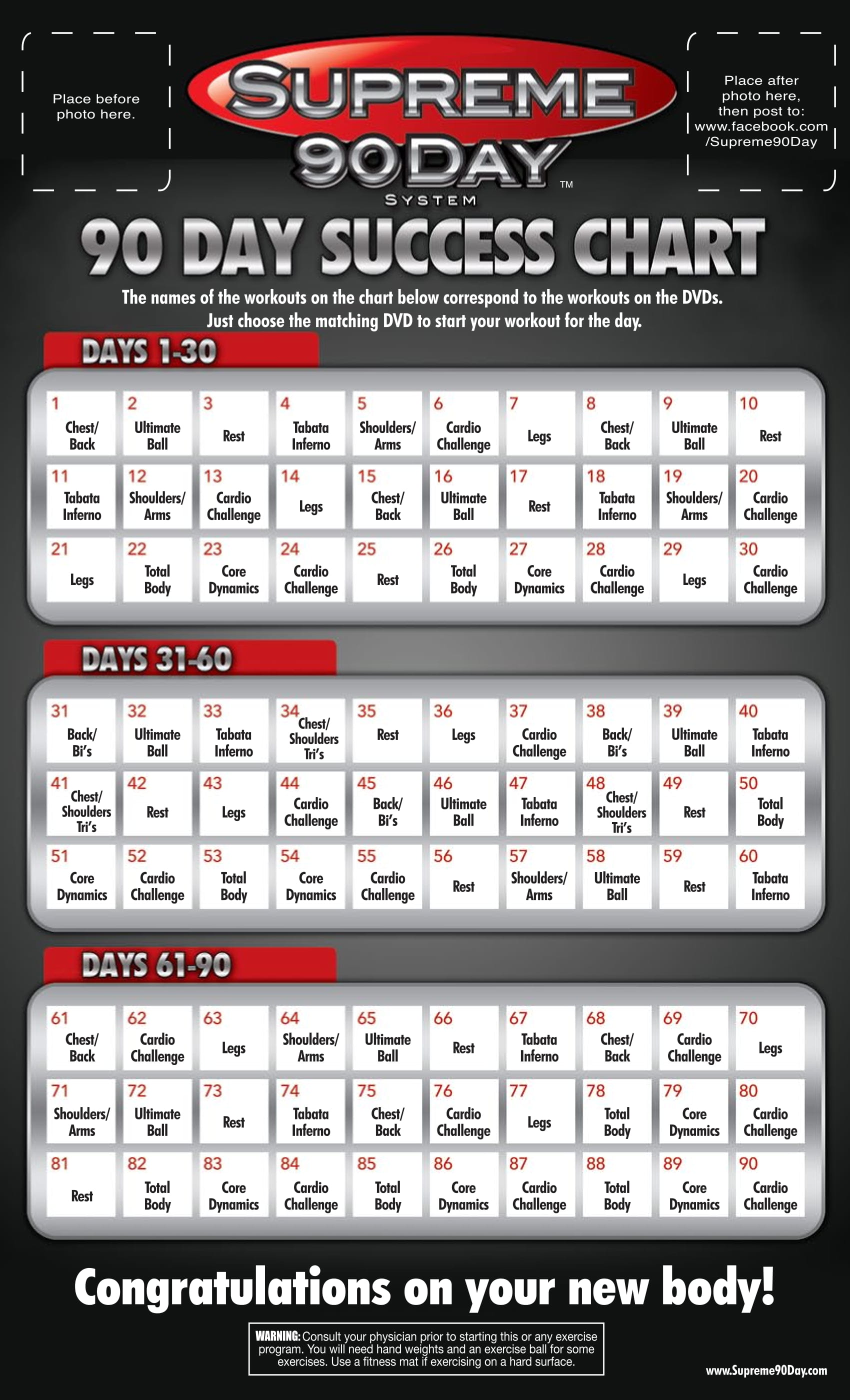 t25 workout schedule pdf